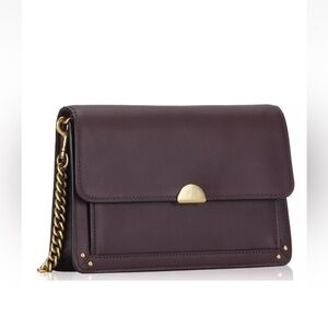 Coach Purple Leather Crossbody Bag